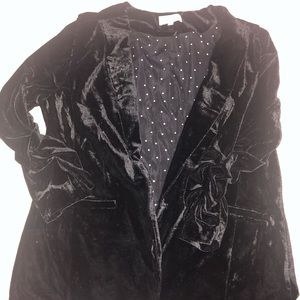 Skies are Blue raja velvet blazer